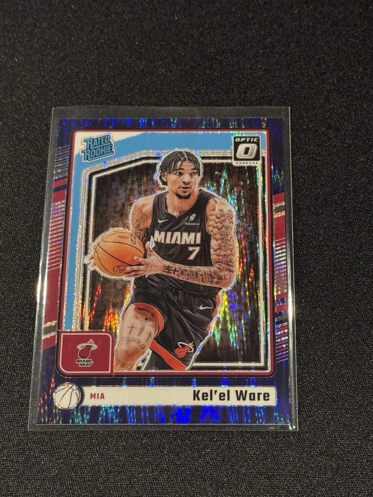 2024-25 Donruss Optic Purple Shock Kel’El Ware #280 RR Rated Rookie 