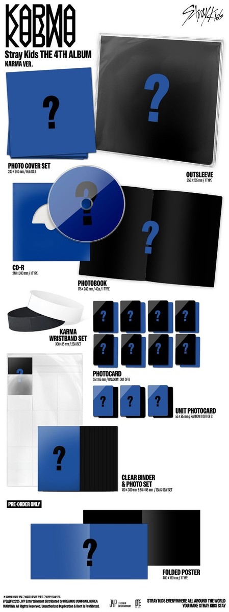 25 August] STRAY KIDS [KARMA] Album (Limited KARMA Ver