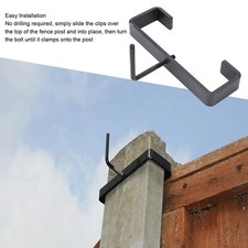 Concrete Post Clip Bracket Carbon Steel Convenient Hanging Concrete Post Clip