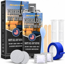 Fiberglass Repair Kit for Boats, White Gel Coat Repair Kit for Boats