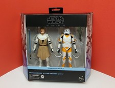 Star Wars Black Series Clone Wars Obi-Wan Kenobi And 212th Clone Trooper 2 Pack