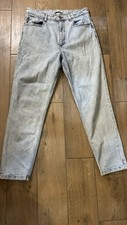Zara Basic Z1975 Denim Distressed Jeans