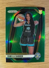 2024 Panini Prizm Basketball WNBA  Kamilla Cardoso Green Rookie Variation. SKY