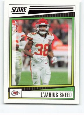2022 Score #120 L'Jarius Sneed NM-MT Chiefs (ID 3163)