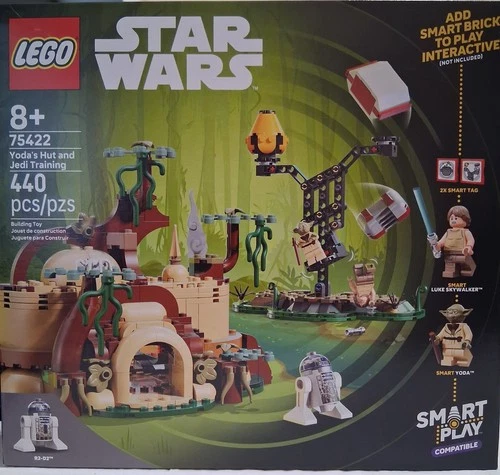 LEGO Star Wars Yoda's Hut and Jedi Training 75422, 440 Pieces, Luke, Yoda, R2-D2