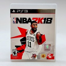 PS3 NBA 2K18 Kyrie Irving 2K Sports Basketball TESTED PlayStation 3 CIB w/Manual