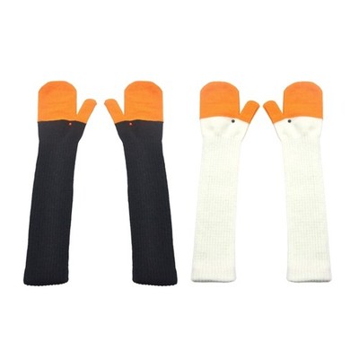Acrylic Gooses Pattern Protective Gloves for Home Activity Snow Playing