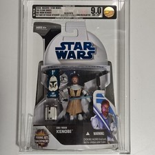 2008 STAR WARS CLONE WARS OBI-WAN KENOBI UNCIRCULATED AFA 9.0 1ST DAY OF ISSUE