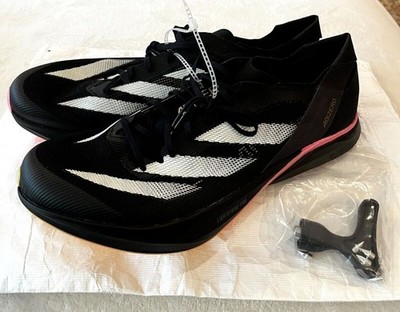 adidas Adizero Sz 13 Avanti Running Men Black Sneakers Athletic Cleat IG9910 NEW