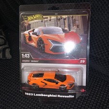 Neu Hot Wheels Premium Maßstab 1:43 2023 Lamborghini Revuelto Diecast Auto #29