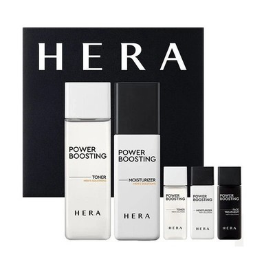 HERA HOMME Power Boosting Skincare Duo Anti Aging K Beauty Set