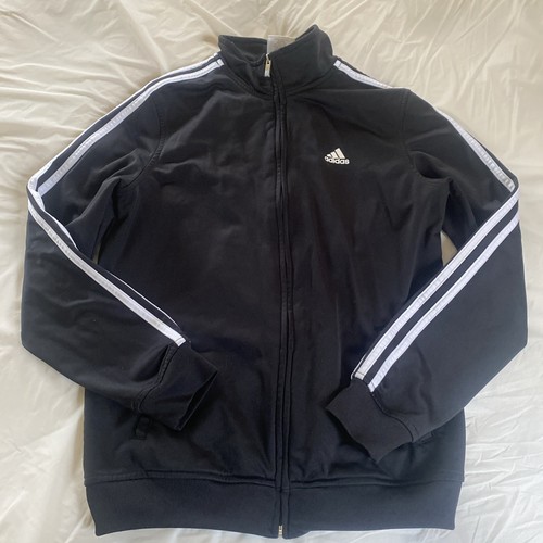 Boys ADIDAS JACKET Zip Up long sleeved full zip Youth 14-16 Used