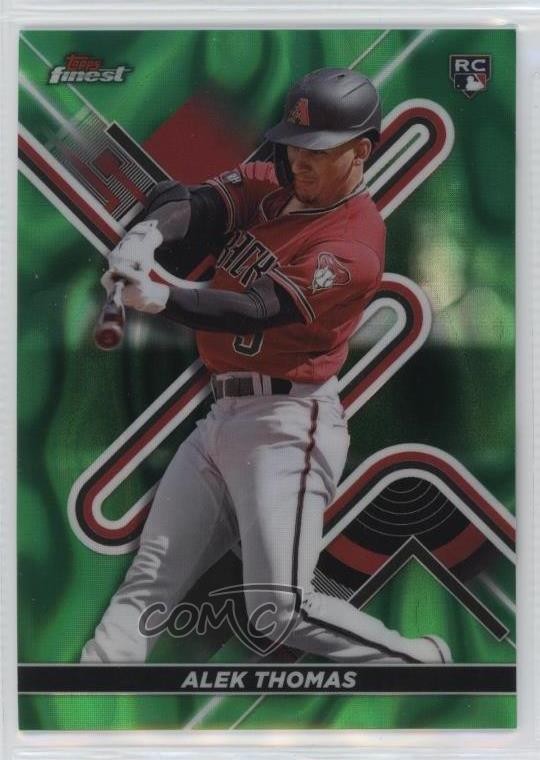 2022 Topps Finest Green Lava Refractor 79/99 Alek Thomas #43 n0c