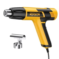 SEEKONE Mini Heat Gun, 600W Dual Temperature Hot Air Gun Tool 572℉&932℉, With...