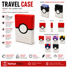 Pok&eacute;mon Card Travel Case Multiple Designs Top Loaders & Sleeves NathanPrints