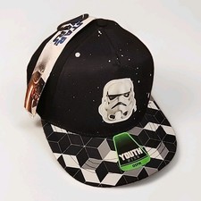 Star Wars Hat Youth Boys OSFM Stormtrooper Lenticular Hat Snapback NEW R1