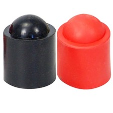 5 Red/black Bottom Protective Cover Of The Billiard Cue Rubber Plug Protection