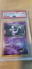 Pokemon 1999 Japanese Gym 2 ROCKET'S MEWTWO Holo Swirl PSA NM-MT 8 *No Reserve*