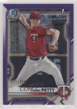 2021 Bowman Draft Chrome Purple Refractor 117/250 Chase Petty #BDC-49 z4k