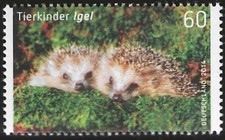 Deutschland Briefmarke MICHEL- Nr. 3048 **POSTFRISCH** 2014 Tierkinder Igel