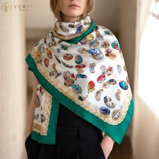 RARE VINTAGE HERMES Silk Scarf "Couvee d'Hermes" Carre 90 by Caty Latham