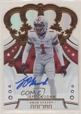 2020 Panini Chronicles Draft Picks Crown Royale Signatures Jeff Okudah Auto 0jl3