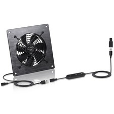 USB 120MM Cabinet Fan 5V Quiet Cooling Fan DC 12V IPX5 Waterproof Fan System ...
