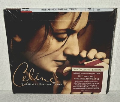 New! Sealed! Celine Dion   Collector's These Are Special Times (CD + DVD, 1998) 