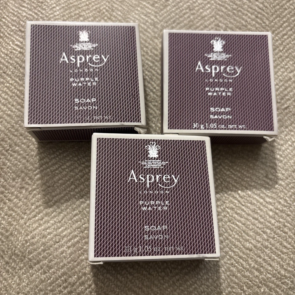 Jabón de agua púrpura Savon As Prey London paquete de 1,05 onzas Foto 2 de 4