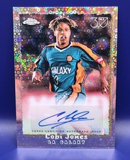 2025 Topps Chrome MLS Cobi Jones Disco Auto LA Galaxy SSP NFA-CJ