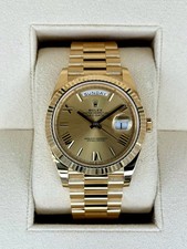NEW 2025 Rolex Day-Date 40mm 228238 Champagne Roman Numeral Dial