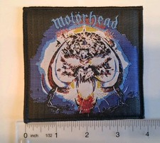 Motorhead Overkill Black Border Woven Patch