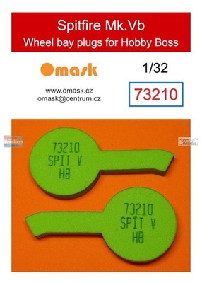 OMK73210 1:32 Omask Wheel Bay Plugs - Spitfire Mk.Vb (HBS kit)
