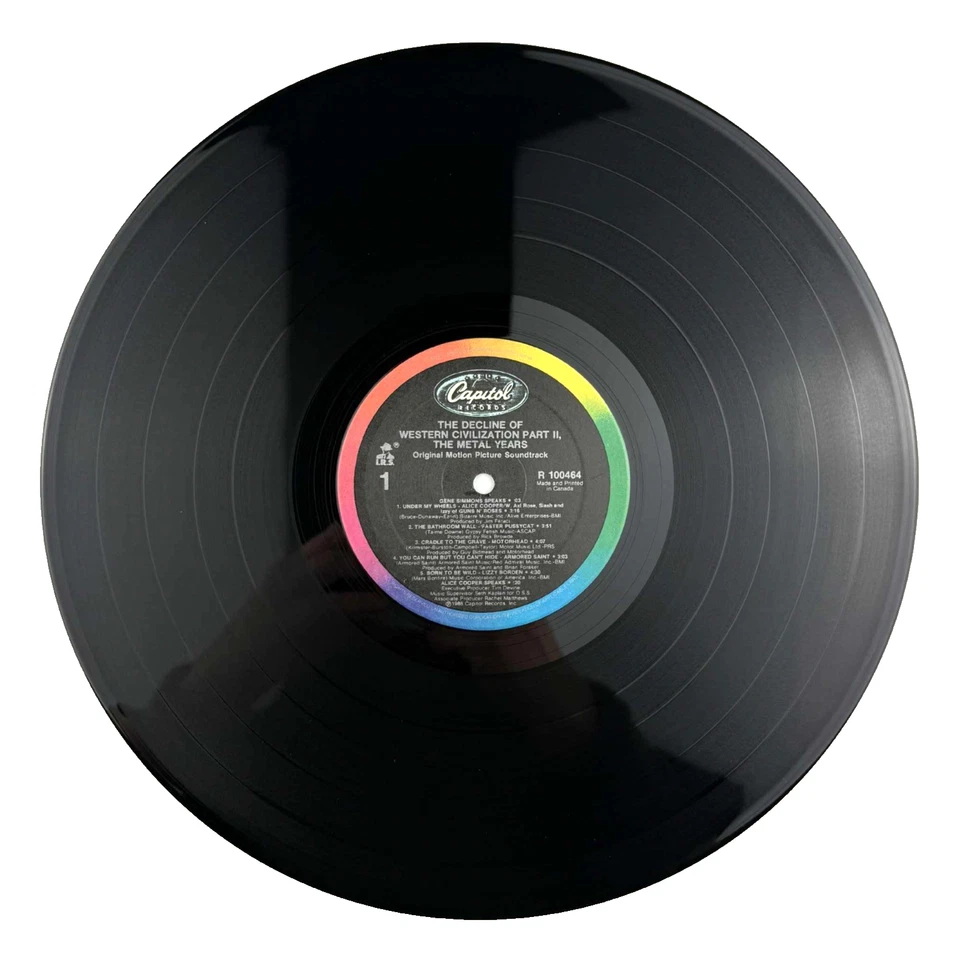 The Decline Of Western Civilization Part II Metal Years vinyl record LP NM M- - Image 3 of 4