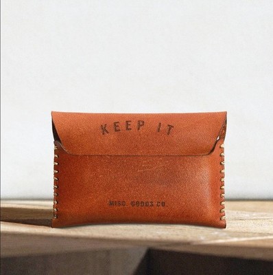 Slim Tuck'' Wallet- because it works. It's a daily tool. One that gets better.