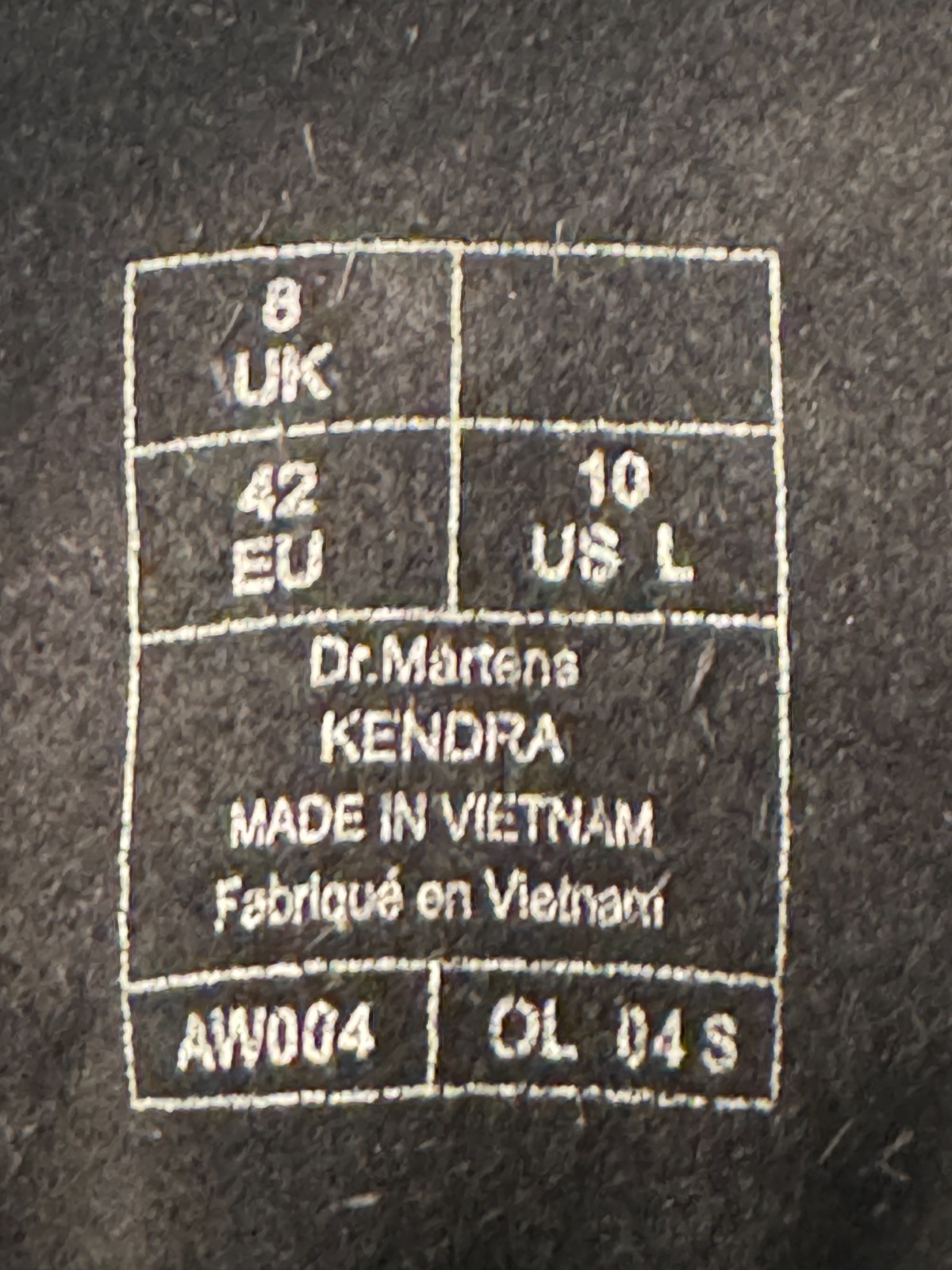 NEW Dr. DOC MARTENS Kendra Black Platform Boots 10-Eye Aunt Sally Ladies Size 10 thumbnail 11