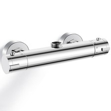 Thermostatic Shower Mixer Top Outlet G3/4, Brass Thermostatic Bar Shower Mixe...