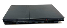Sony Playstation 2 PS2 Slim SCPH-75001 Controller & Memory Card & Game
