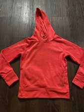 Girls Orange Red Hoodie Sweater Size Small Or 6/7 By Reebok 3