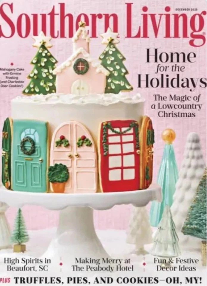 SOUTHERN LIVING MAGAZINE - HOME FOR THE HOLIDAYS - DECEMBER 2025 - BRAND NEW