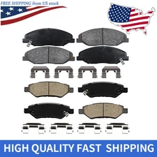 Front and Rear Ceramic Brake Pads for 2008 2009 2011 2012- 2014 CADILLAC CTS JE5