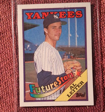 Topps 1988 Future Stars Al Leiter Steve George New York Yankees #18 Baseball