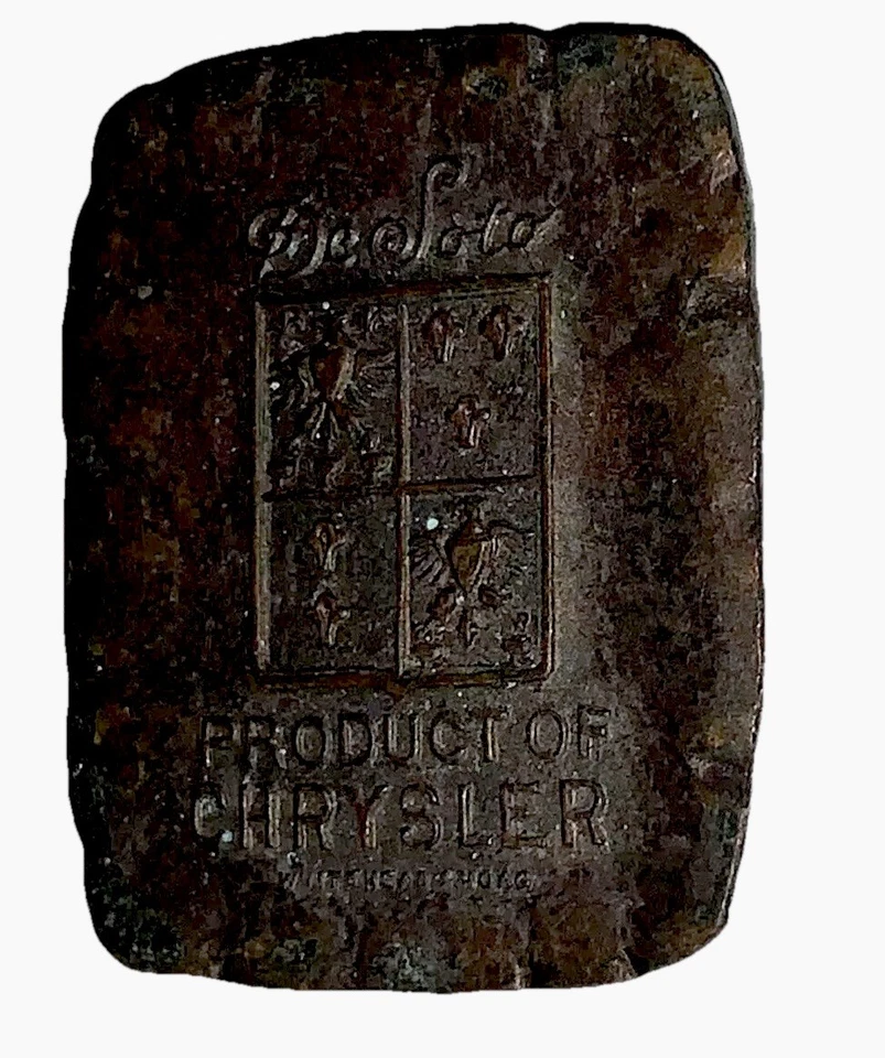 ANTIGUA FICHA PUBLICITARIA WHITEHEAD & HOAG AÑOS 20 HERNANDO DESOTO CHRYSLER *RARA Foto 2 de 4