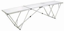 Tapeziertisch Alu-Tec Klapptisch Mehrzwecktisch Arbeitstisch klappbar 60x298cm