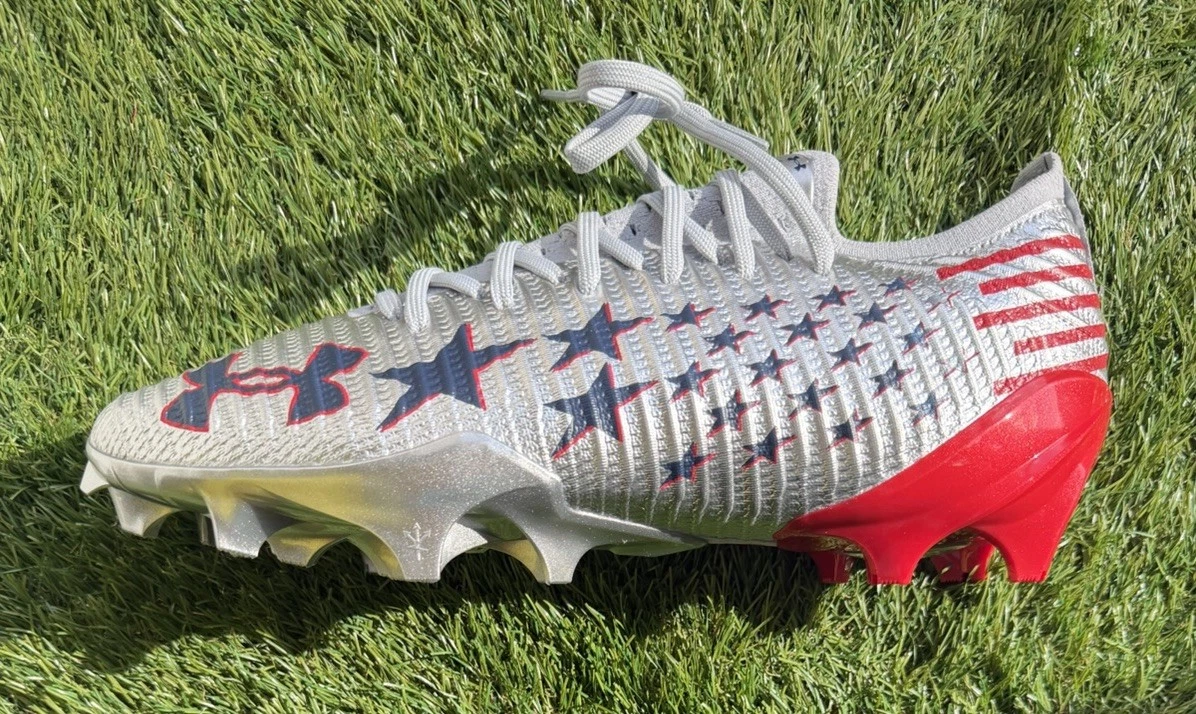 Under armour Red Football Cleats for Men for sale - eBay display picture 3
