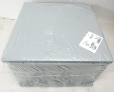 Hoffman A1212CH 12x12x6 Gray Steel Continuous Hinge Enclosure [CTLA]