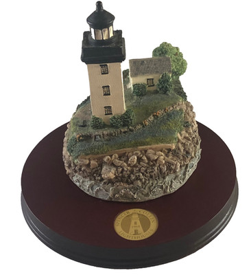 l Spencer Collin Lighthouse Hospital Point Front Range Light Station/Wood Base