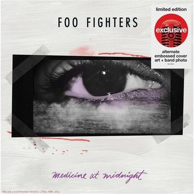 Foo Fighters MEDICINE AT MIDNIGHT LP vinyl Limited Embossed Cover Photo