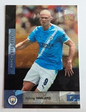 2025-26 Topps Manchester City Team Set Base Gold Icy Foil /50 - Singles