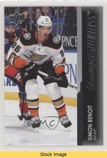 2021-22 Upper Deck Series 1 Young Guns Simon Benoit #228 READ 0k85